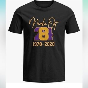 Mens 24 Mambo 24 MVP short sleeve Tee shirt Kobe Bryant Smoke free home